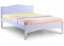 5ft King Size White wood, Laura solid panel, wooden bed frame 3